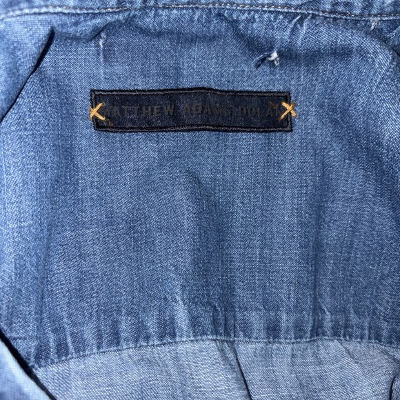 Designer Couture Collab Jacob Cohen Matthew Adam's Dolan Denim Maxi Dress Italy - Picture 12 of 13